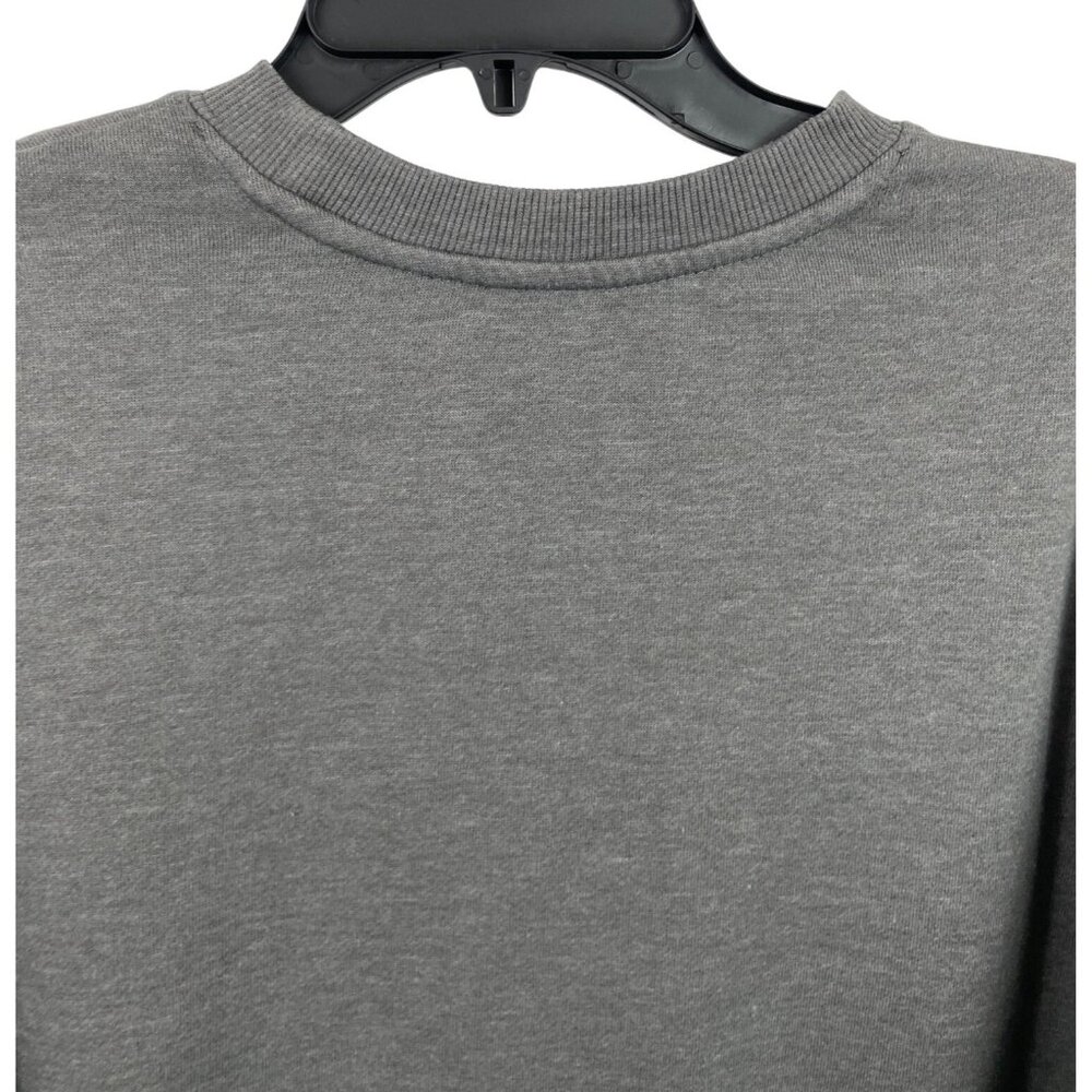 Def Leppard Gray Graphic Print Distressed Crewneck Sweatshirt Womens Size XXS - Picture 5 of 7